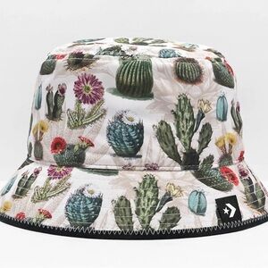 Converse Women Men Unisex Cactus Egret Bucket Hat M/L